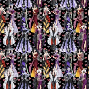 Fashion Villains Dark Fabric