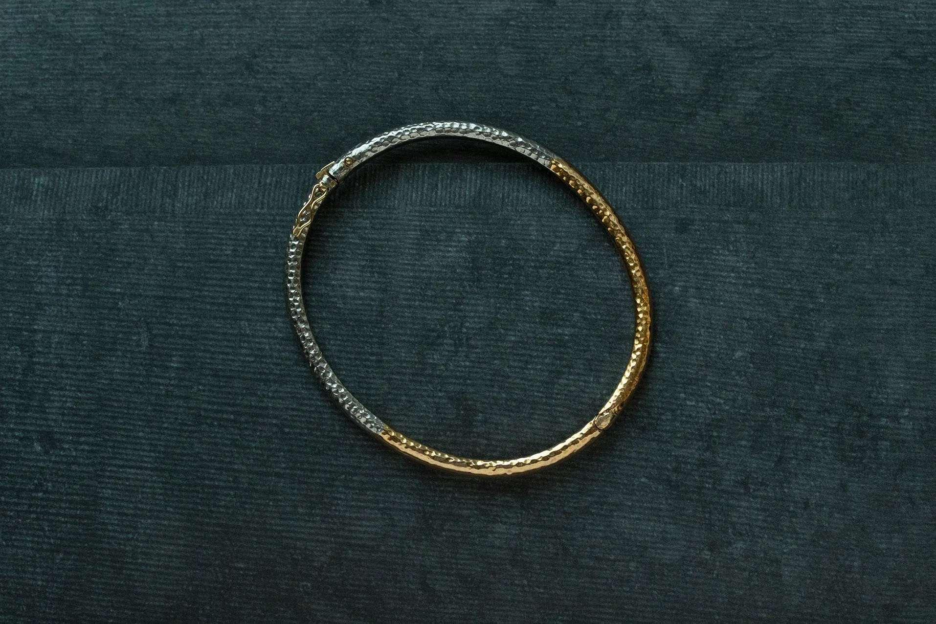 French Bicolor Gold and Platinum Bracelet