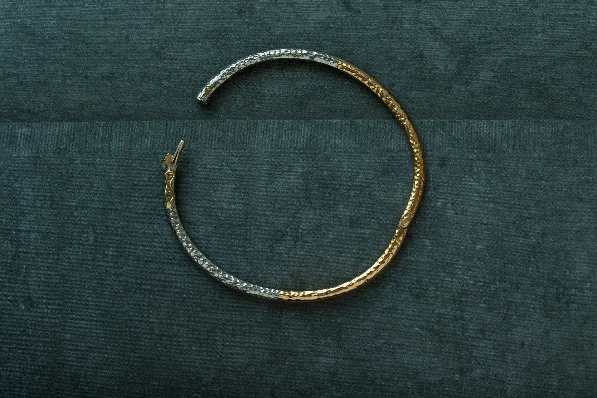 French Bicolor Gold and Platinum Bracelet