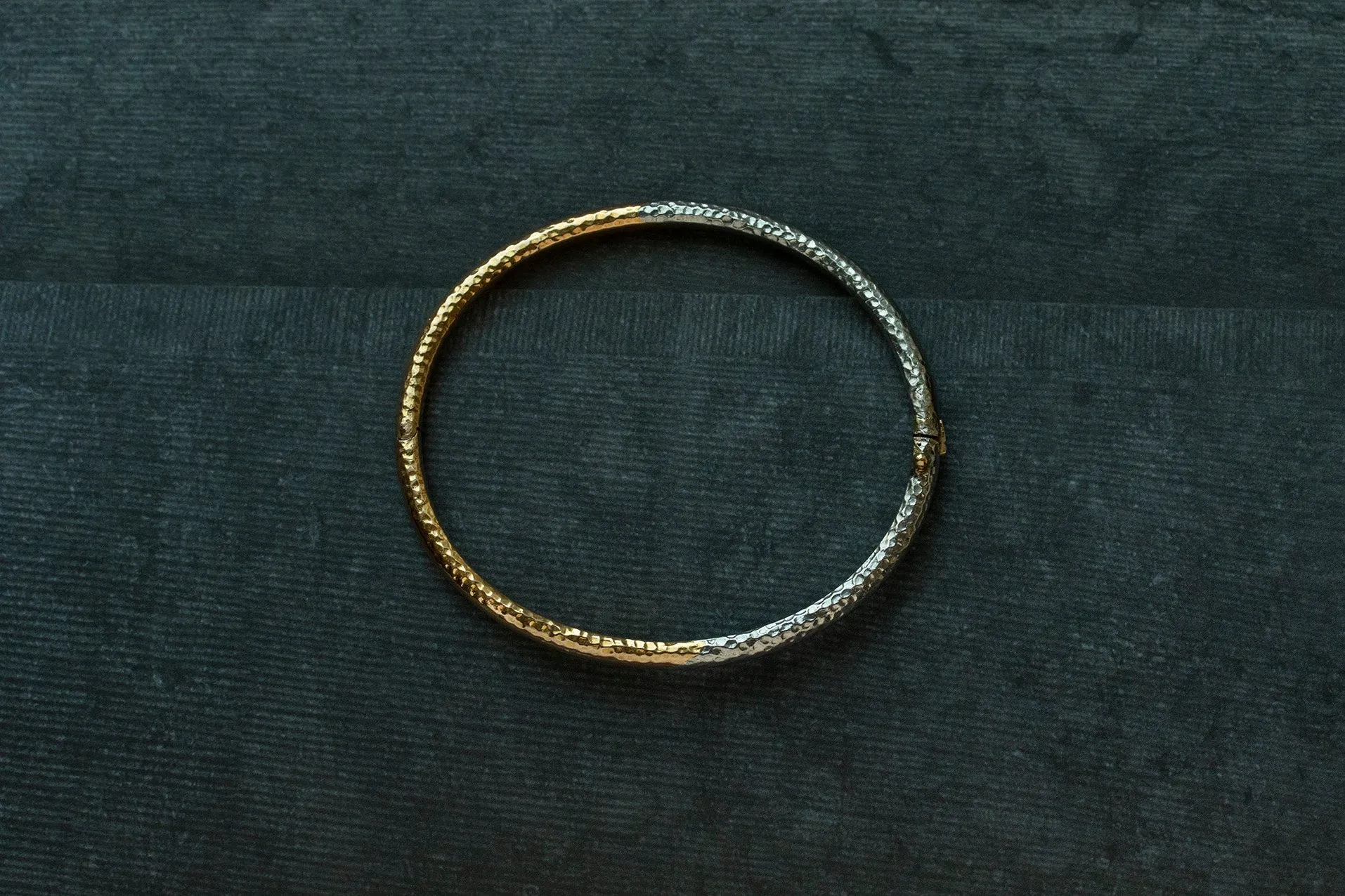French Bicolor Gold and Platinum Bracelet