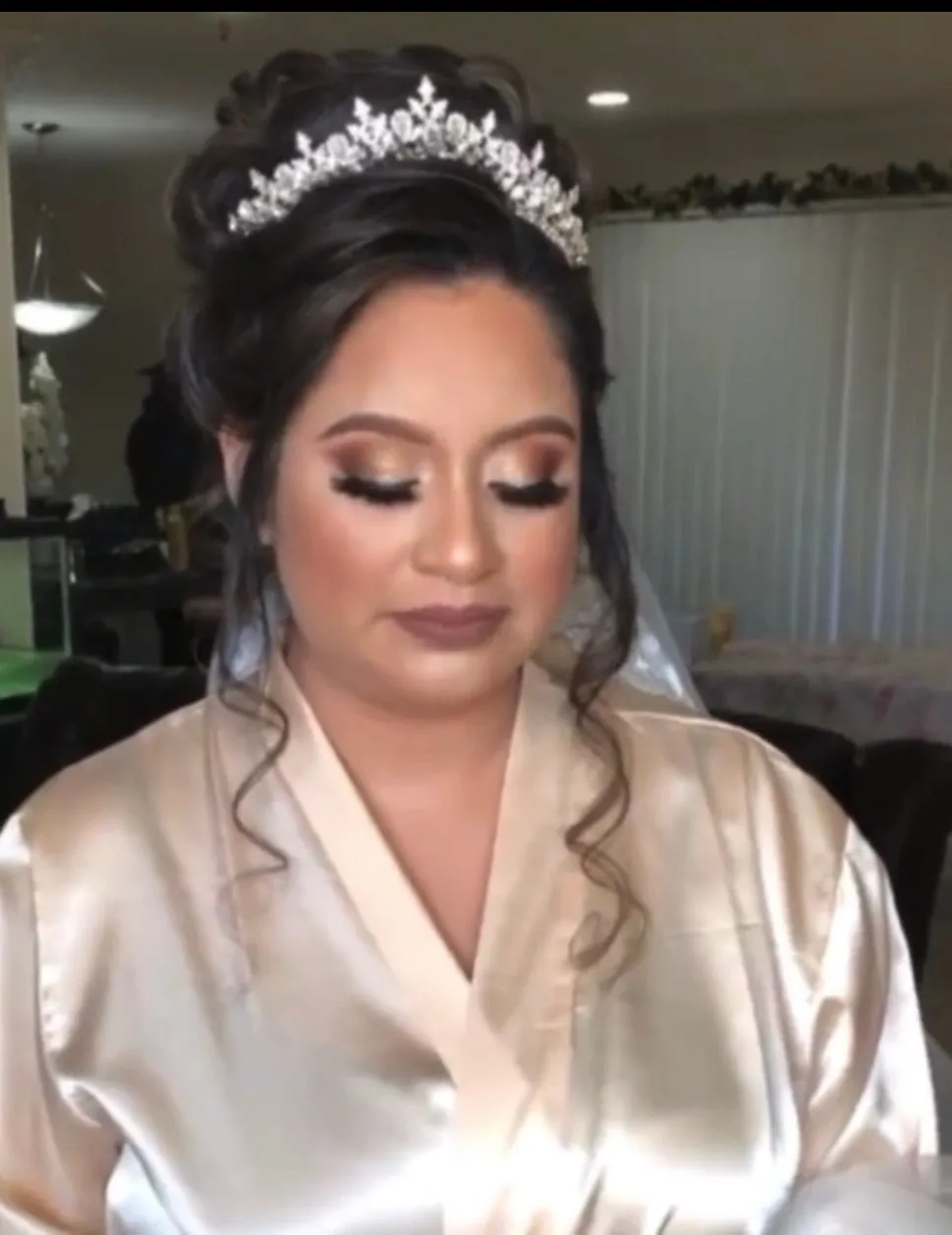 GEMNA Rose Gold Swarovski Luxurious Wedding Tiara 3D Luxury
