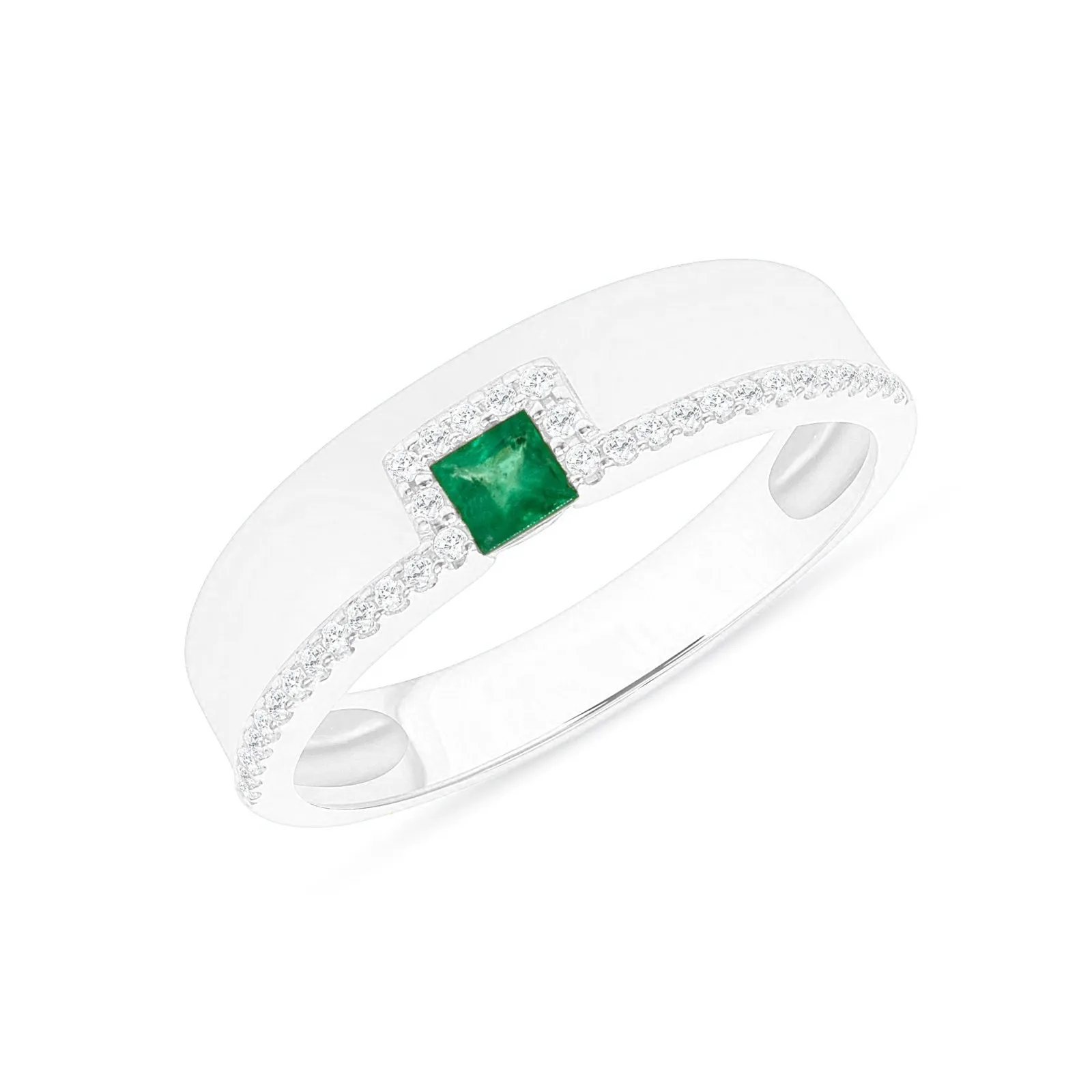 Genesis Emerald and Diamond Band