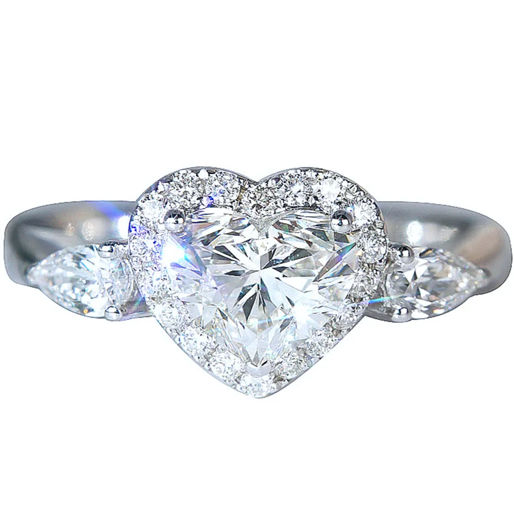 Heart Cut GIA Diamond Engagement Ring