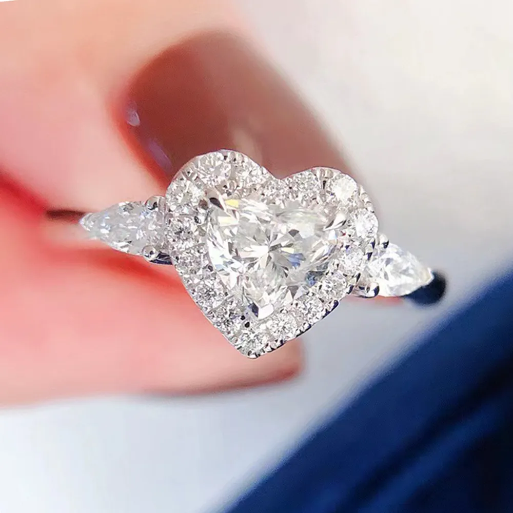 Heart Cut GIA Diamond Engagement Ring