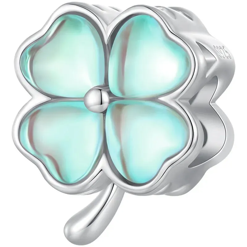 Heart-Shaped Charms with Colorful Diamond