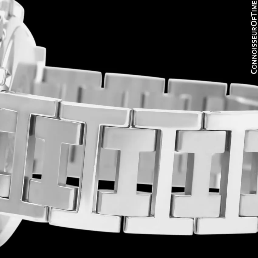 Hermes Mens Clipper Large Size Divers Chronograph Stainless Steel Watch - CL2.910