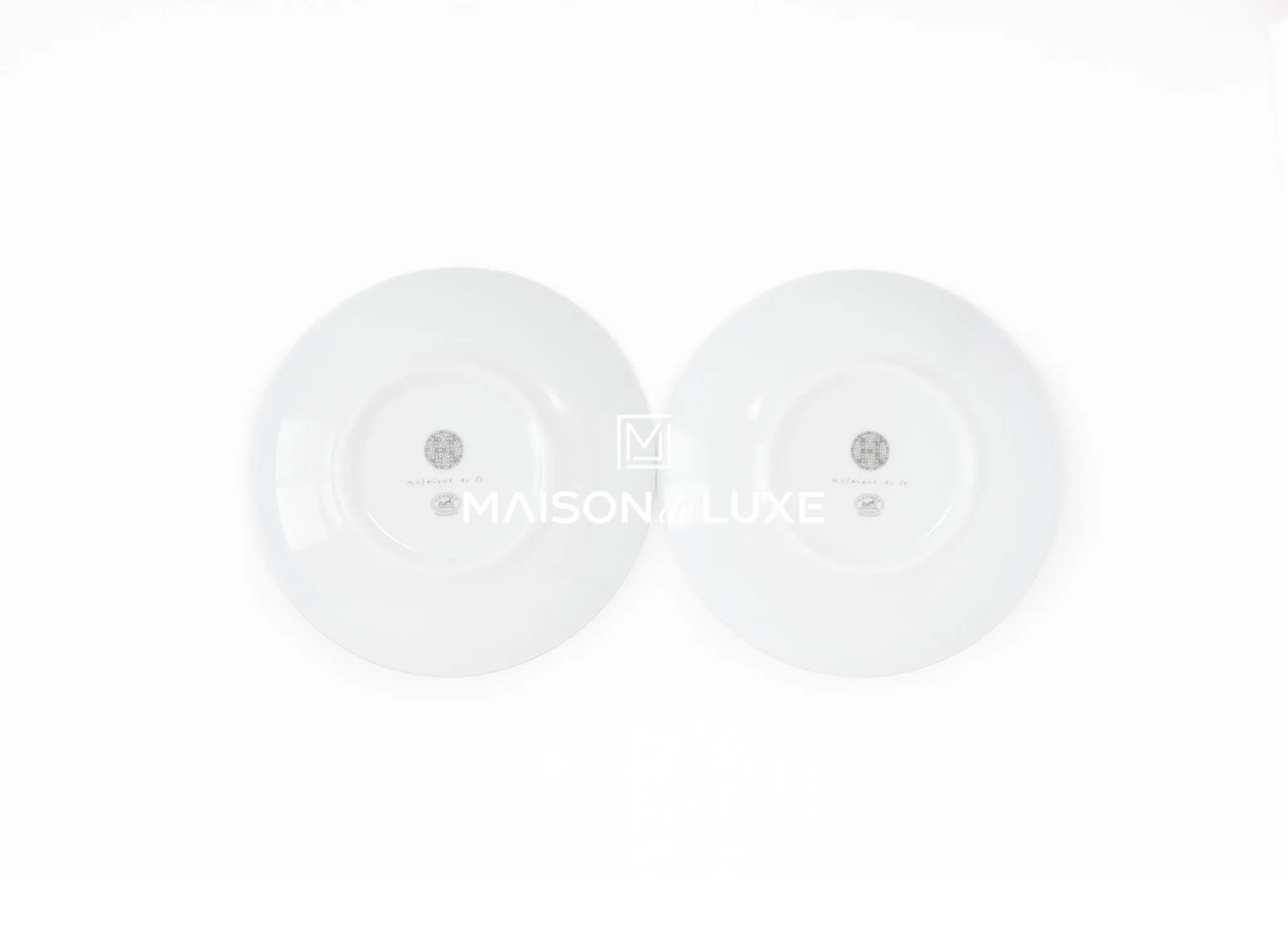 Hermes Mosaique au 24 Platinum Bread & Butter Plate - Two