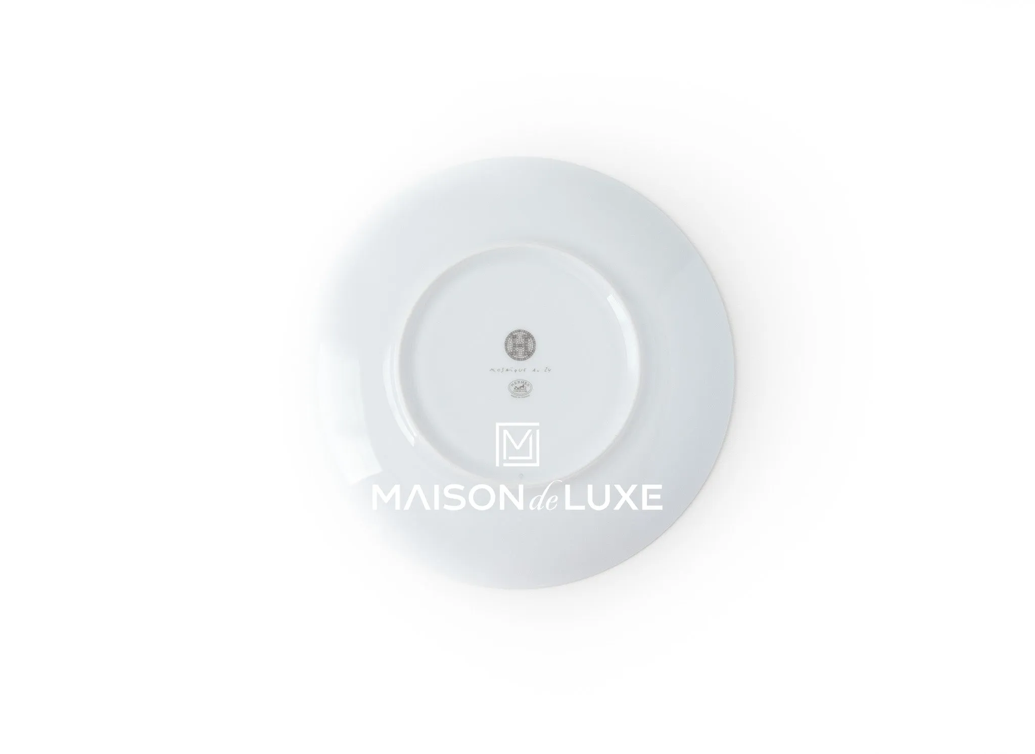 Hermes Mosaique au 24 Platinum Dessert Plate