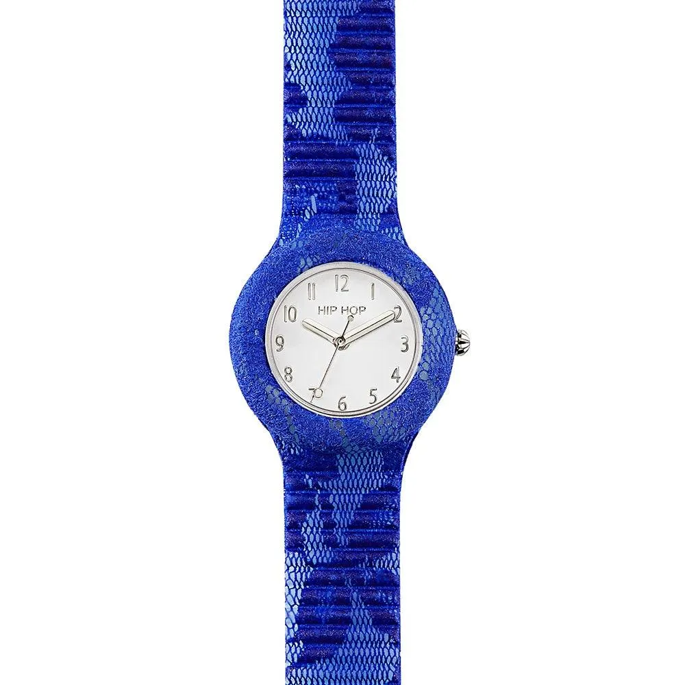 Hip hop watch blue lace lace collection 32mm hwu1188