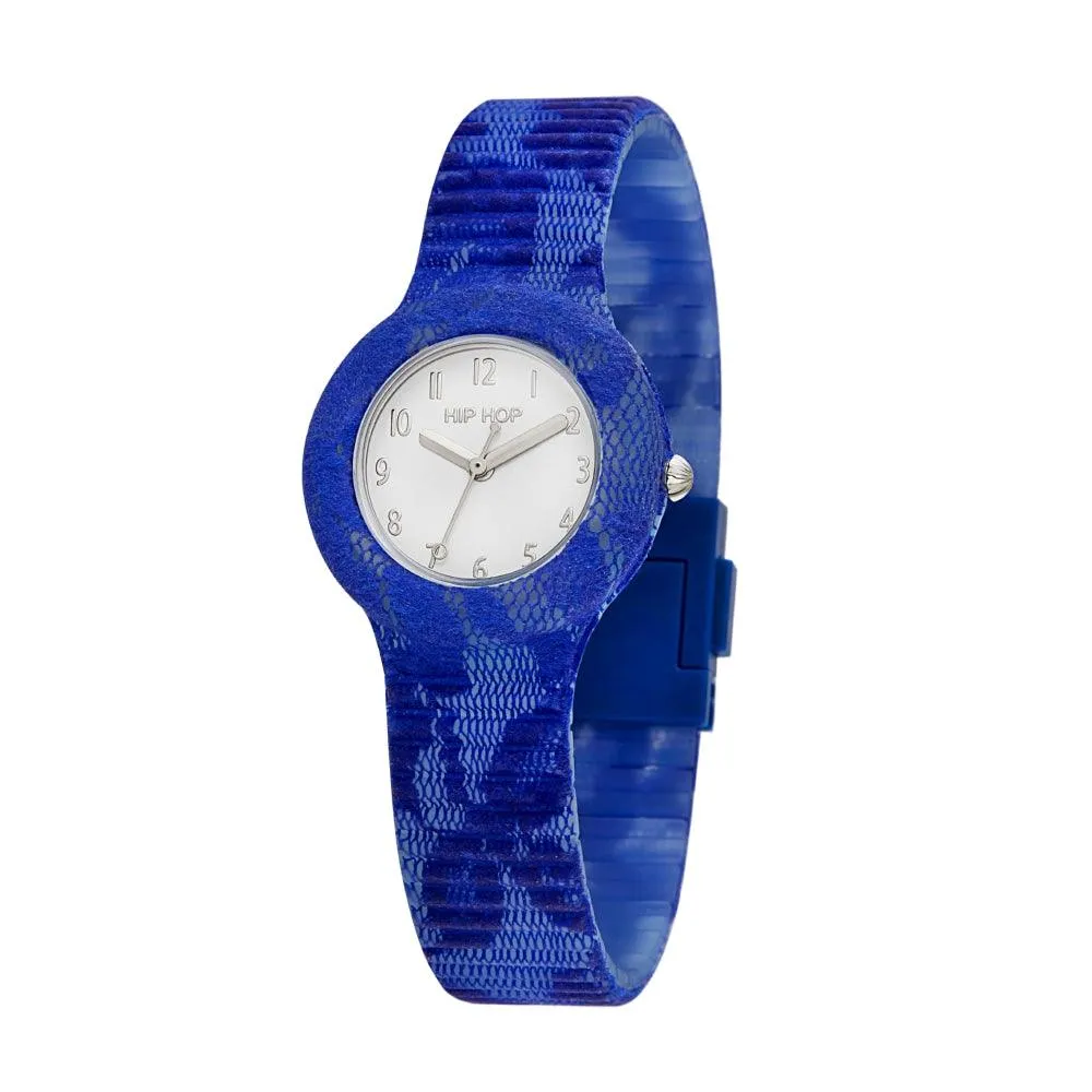 Hip hop watch blue lace lace collection 32mm hwu1188