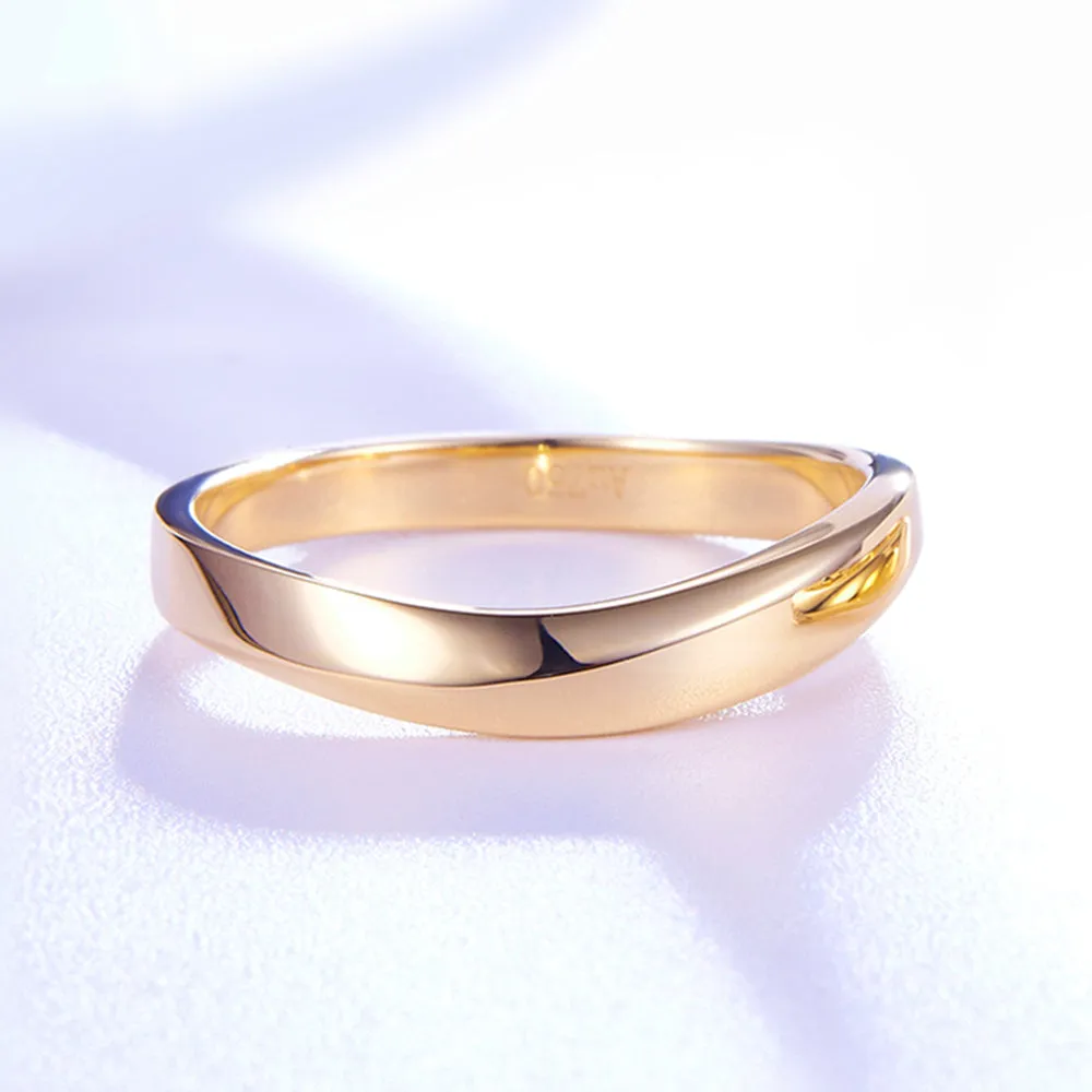 His And Hers Diamond Curved Wedding Ring Set