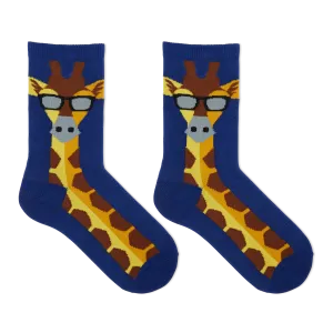 HOTSOX Kid's Giraffe Crew Socks