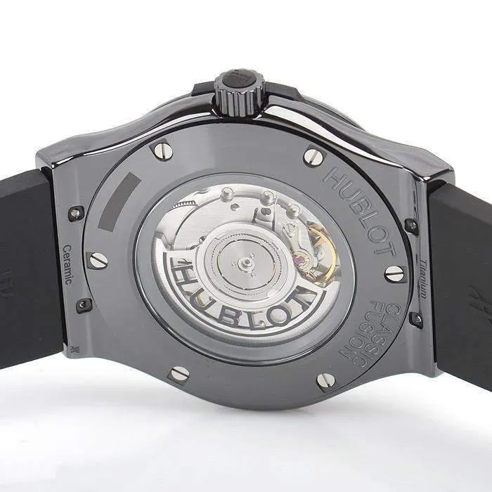 HUBLOT ClASSIC FUSION BLACK MAGIC 45 MM  MEN WATCH 511.CM.1771.RX