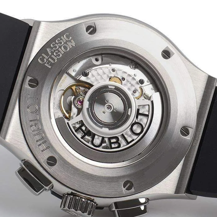 HUBLOT ClASSIC FUSION BLACK TITANIUM 45 MM MEN WATCH 521.NX.1171.RX