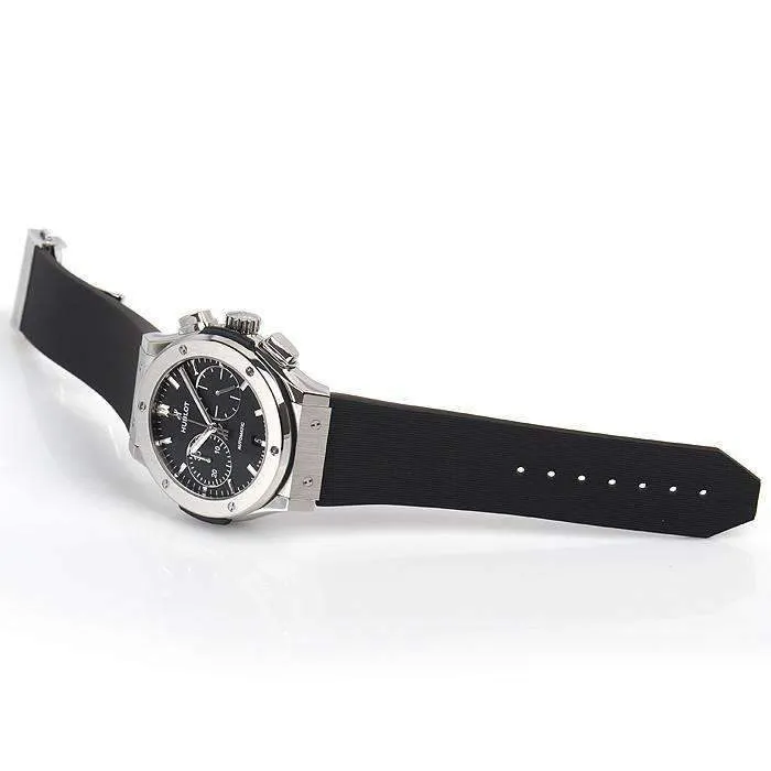 HUBLOT ClASSIC FUSION BLACK TITANIUM 45 MM MEN WATCH 521.NX.1171.RX
