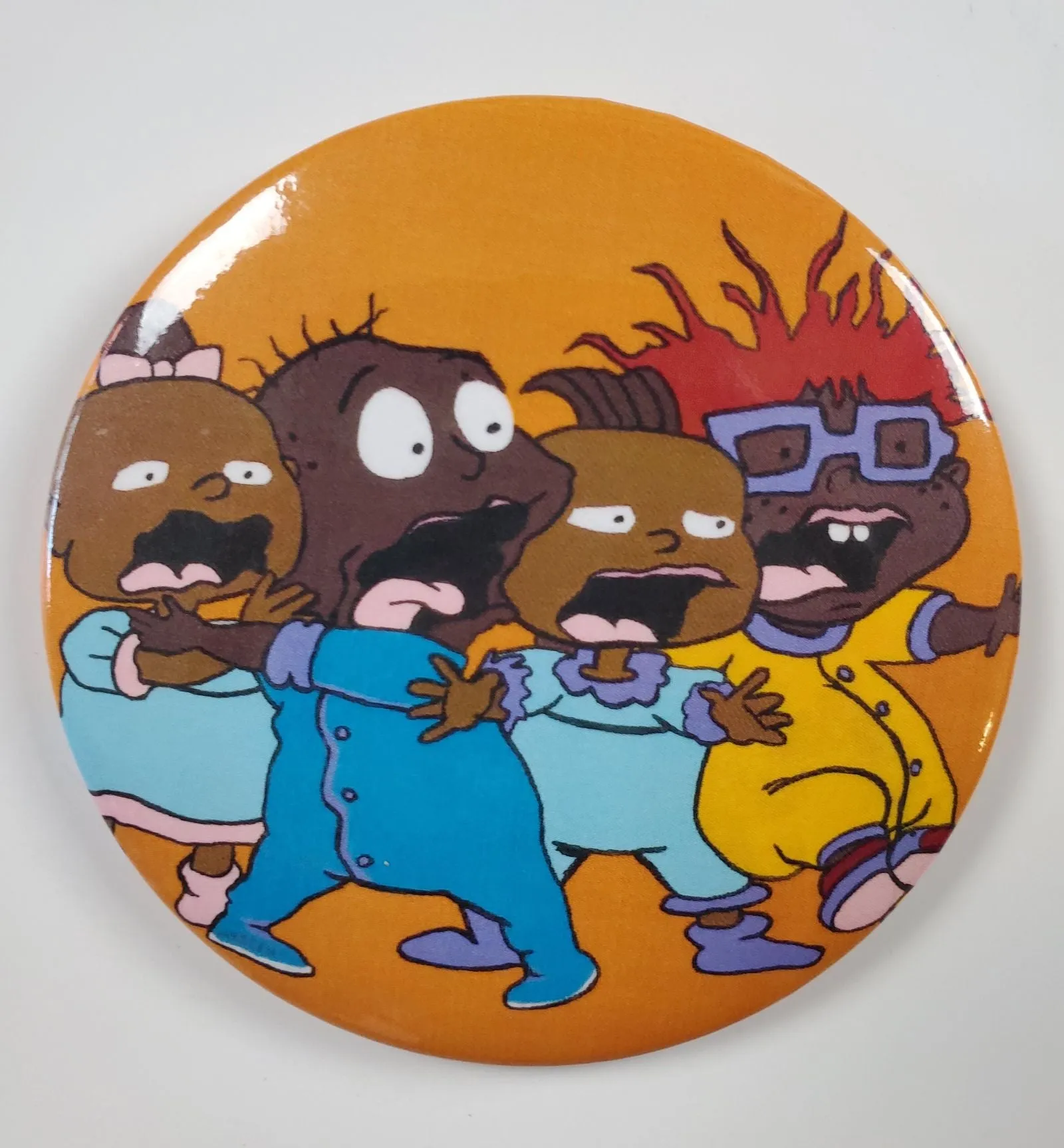 I Don't Know, Tommy - Rugrats - FOBP 3" buttons - Custom Pop Art Buttons for Fashion Apparel