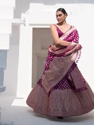 Introducing Pure Georgette Khaddi (Saree)Lehenga
