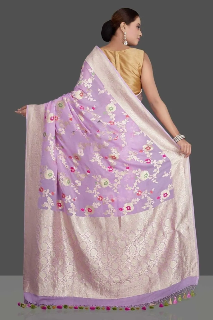 Introducing Pure Georgette Khaddi (Saree)Lehenga