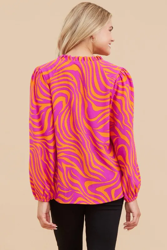 Jen Print top