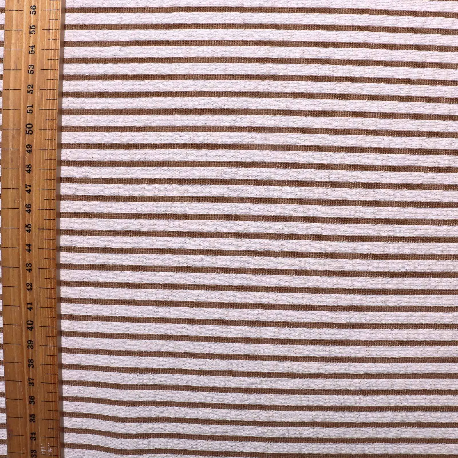 Jersey Fabric - Beige and off-white