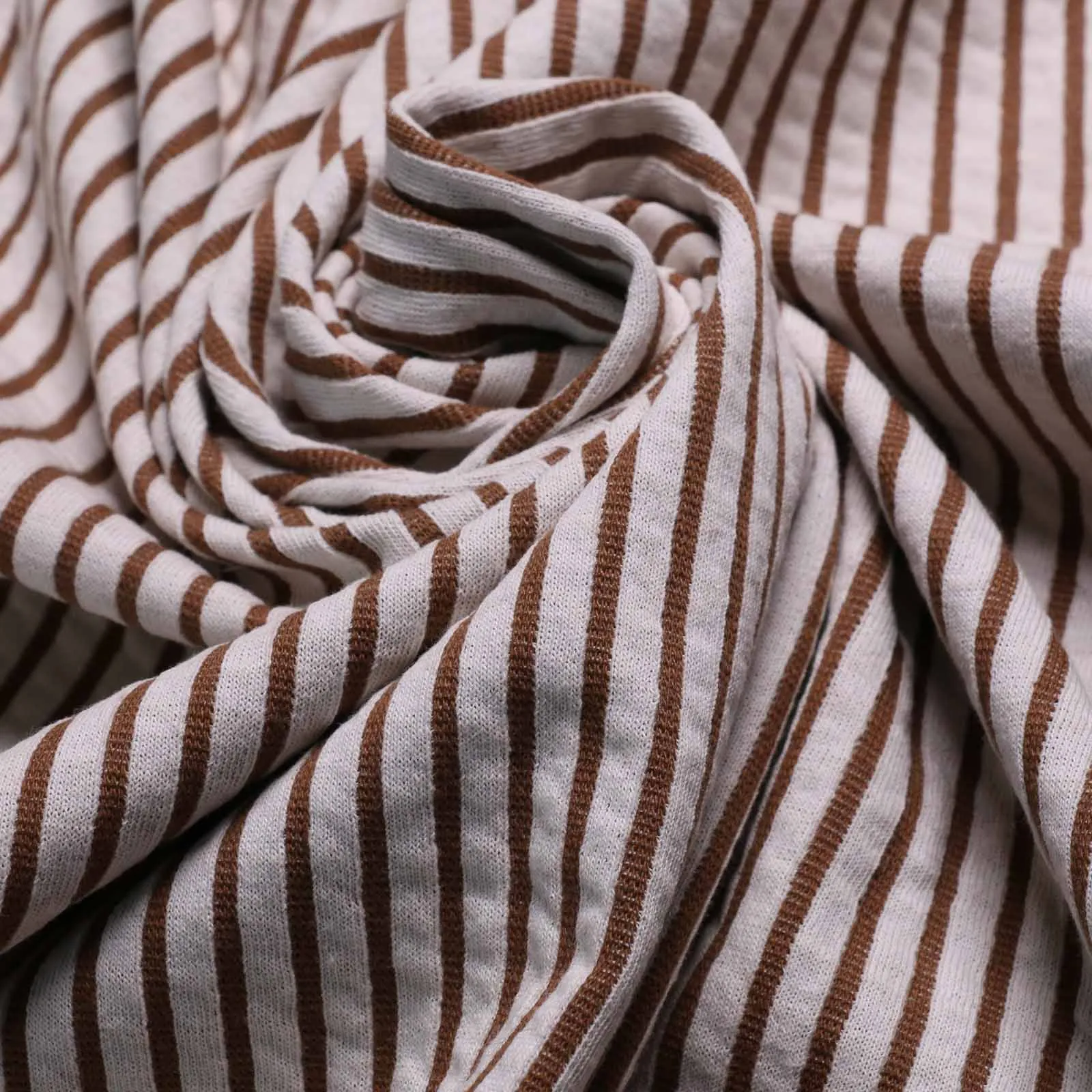Jersey Fabric - Beige and off-white