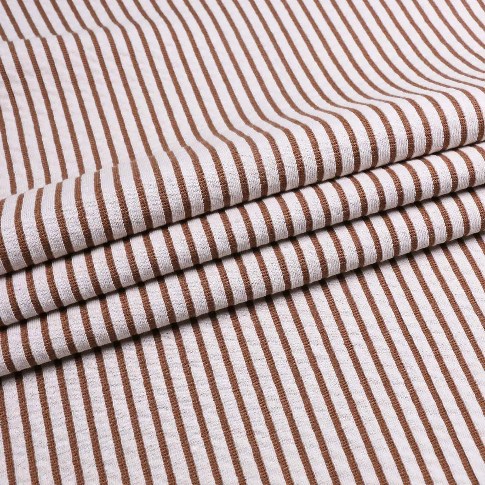Jersey Fabric - Beige and off-white