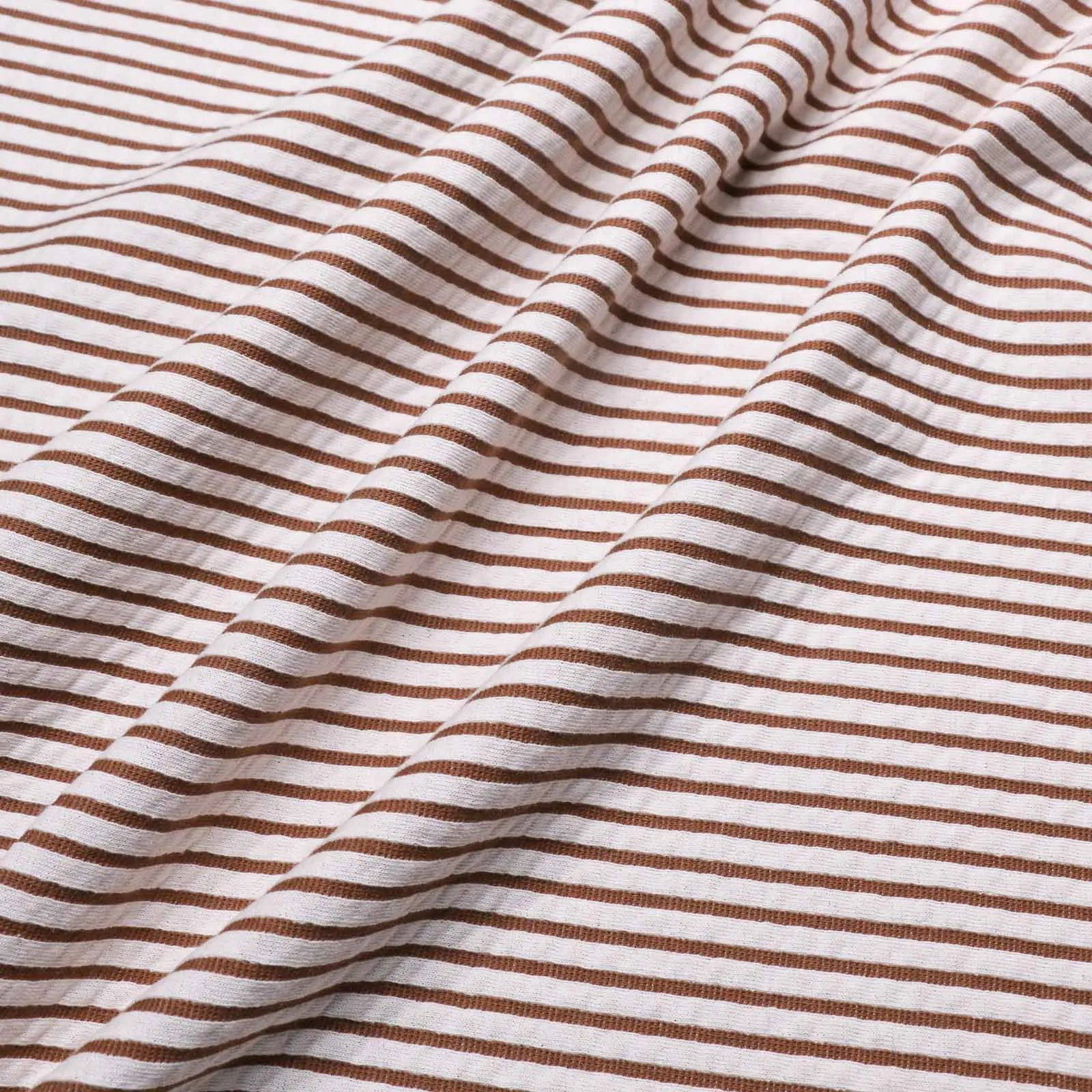 Jersey Fabric - Beige and off-white