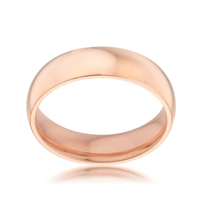 Kiri 5mm Gold Stainless Steel Band Ring
