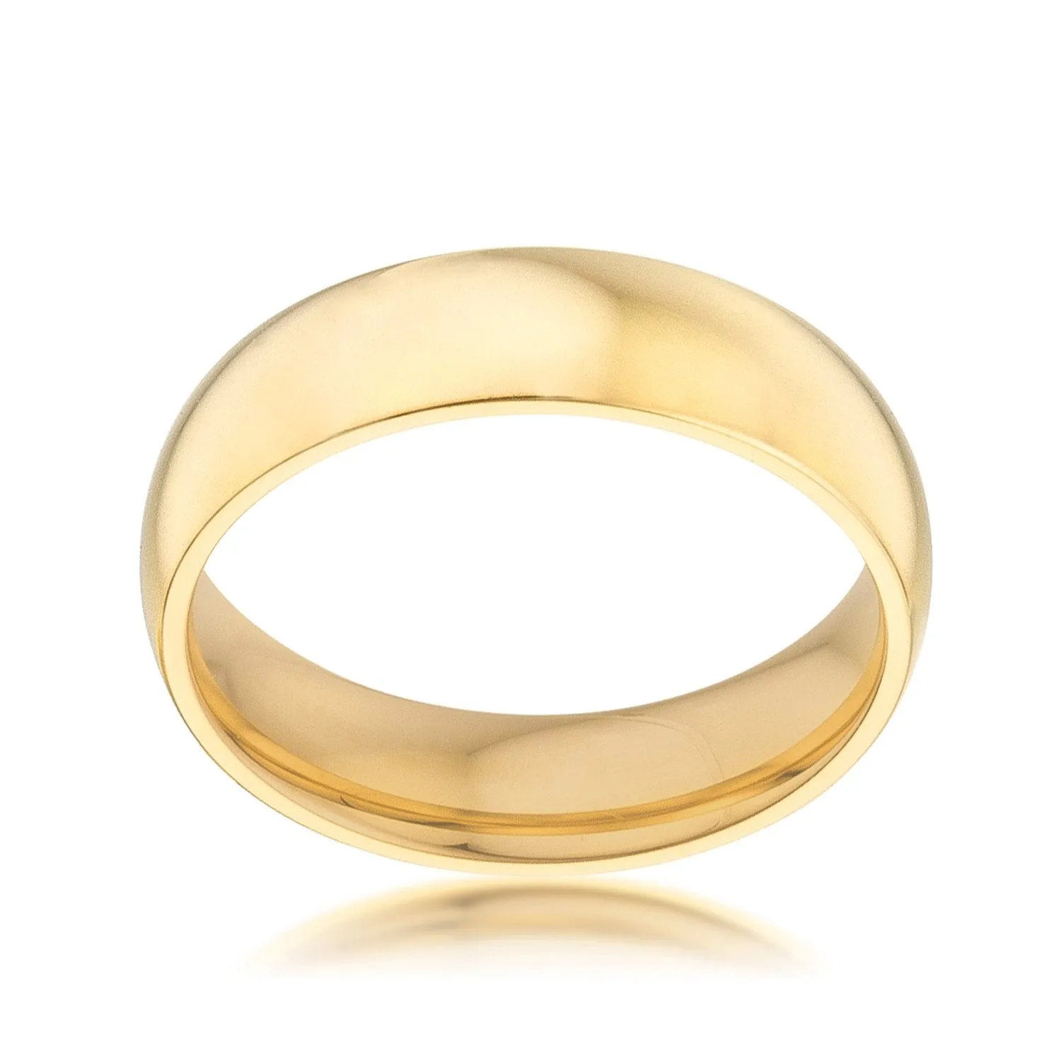 Kiri 5mm Rose Gold Stainless Steel Band Ring
