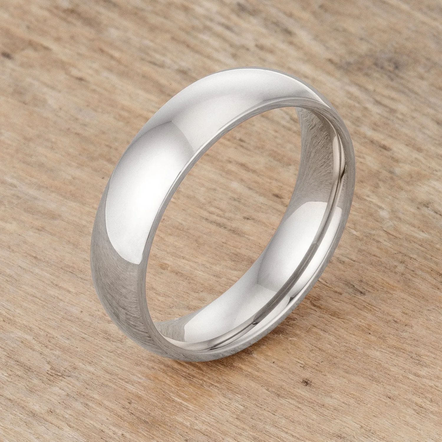 Kiri 5mm Rose Gold Stainless Steel Band Ring