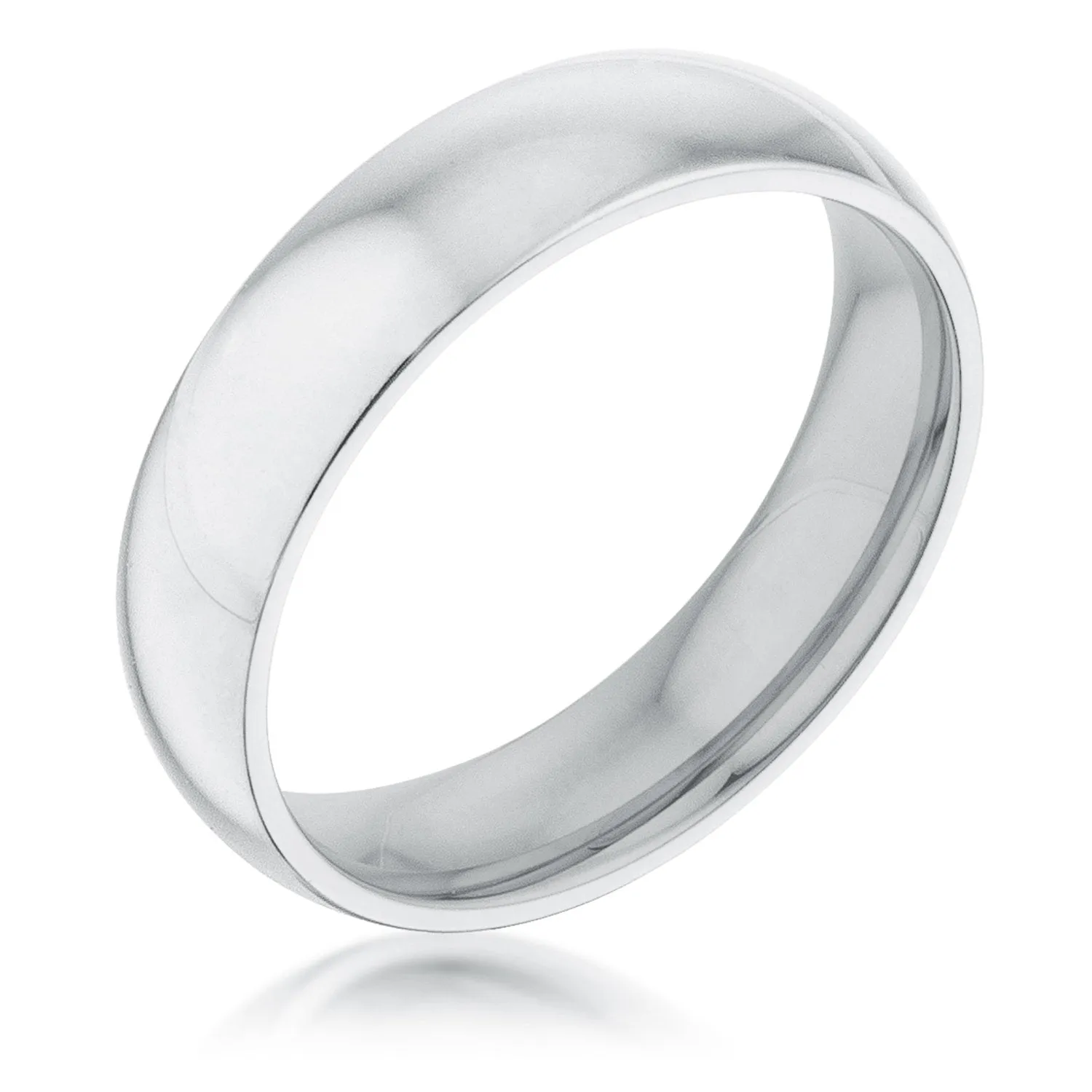 Kiri 5mm Rose Gold Stainless Steel Band Ring