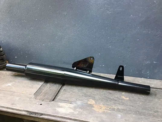 KM-ROE-015 Royal Enfield BSA Style Exhaust