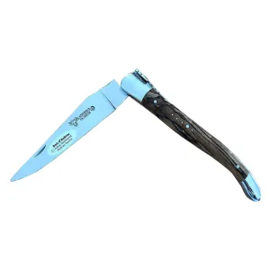 Laguiole en Aubrac Handcrafted Plates Multipurpose Knife, Aubrac Wood Handle, 4.75 inches