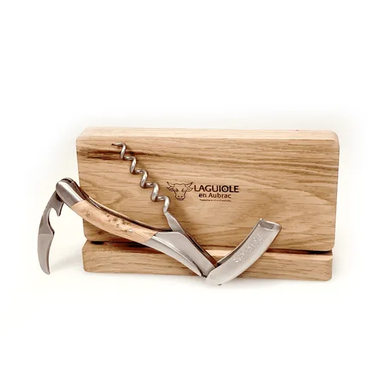 Laguiole en Aubrac Sommelier Waiter's Corkscrew with Juniper Wood Handle