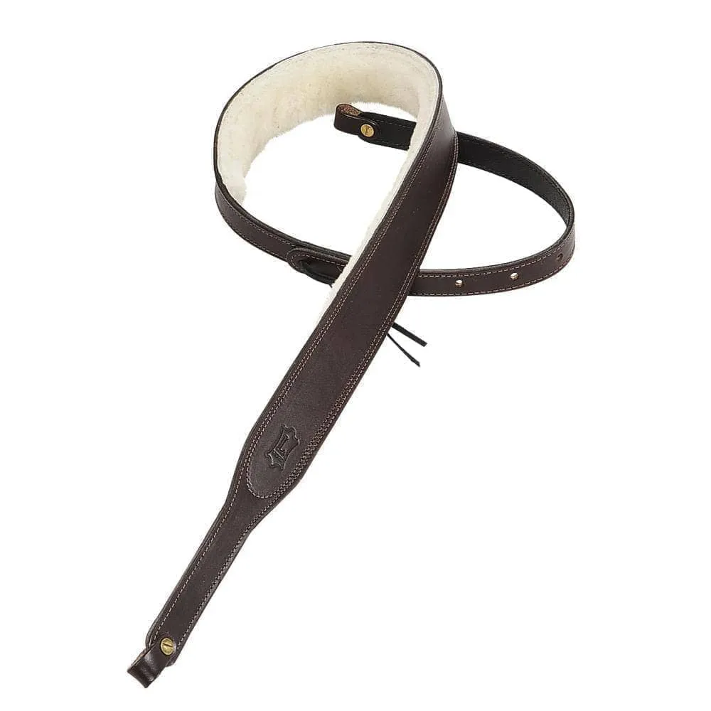 Levy Leather Banjo Strap With Sheepskin Lining (PMB42)