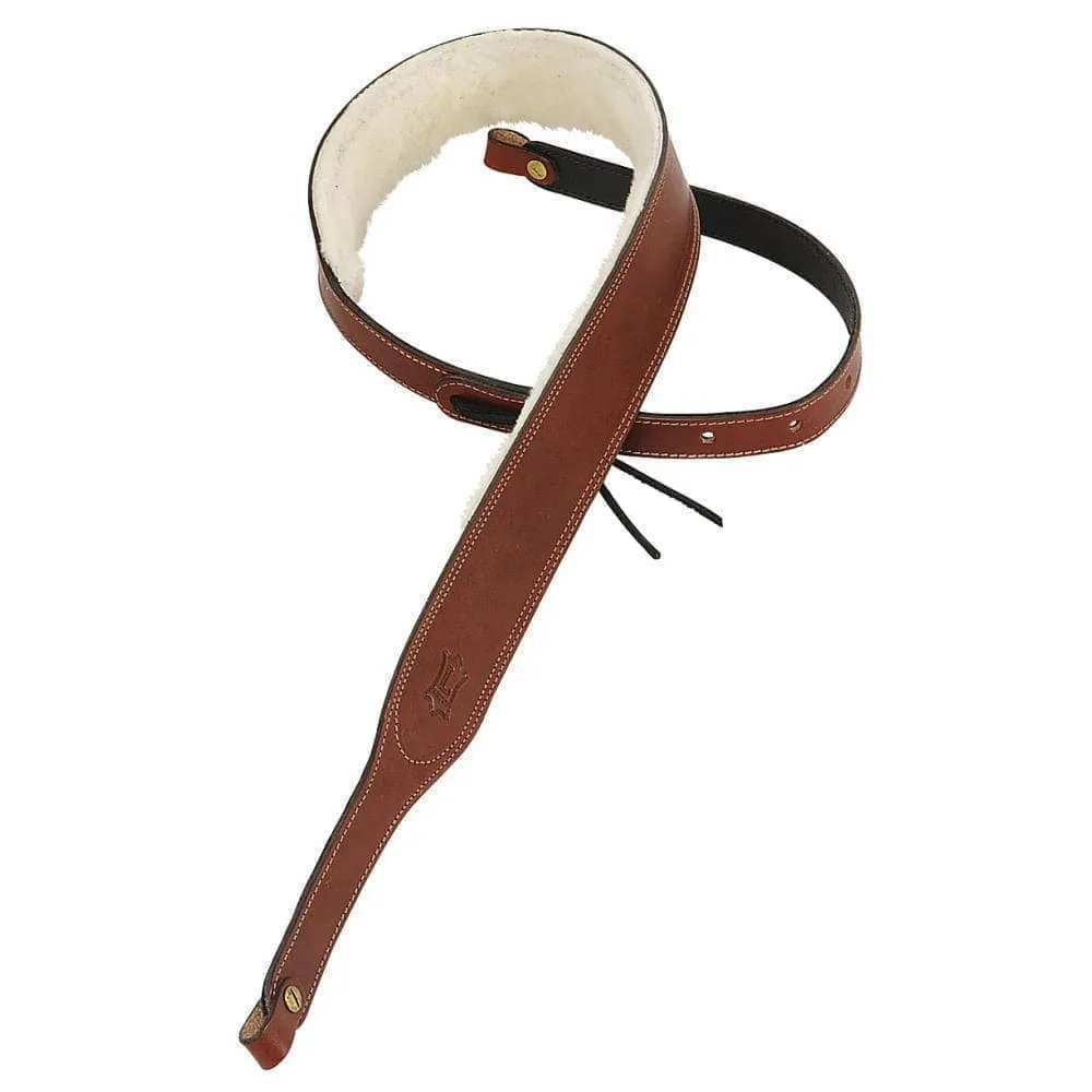 Levy Leather Banjo Strap With Sheepskin Lining (PMB42)