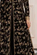 LF-VT-114-A-Black | MariaB M.Luxe Fabrics | Unstitched Embroidered Fabric