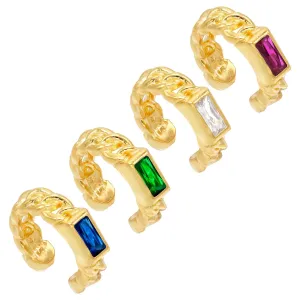 Links Stone Ear Cuff Combo Set