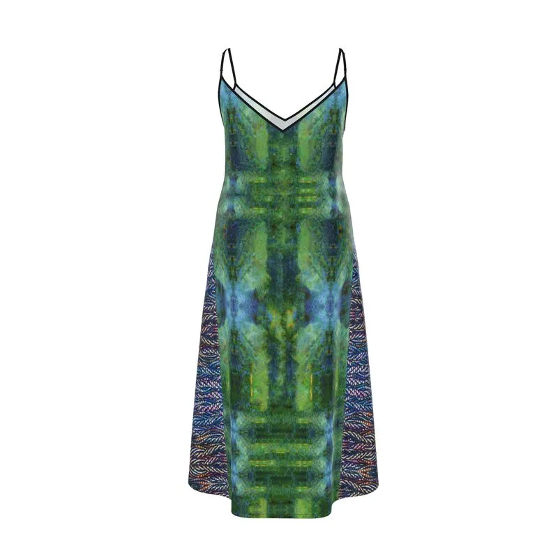 Long Slip Dress (Her/Muliebris)(Grail Hearth Core Blue Logo@Alchemic) RJSTH@Fabric#11 RJSTHW2023 RJS