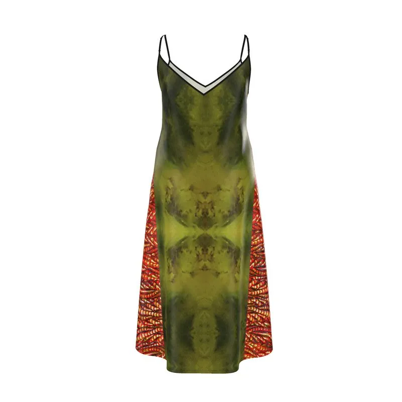 Long Slip Dress (Her/Muliebris)(Grail Hearth Core Orange Logo@Alchemic) RJSTH@Fabric#1 RJSTHW2023 RJS