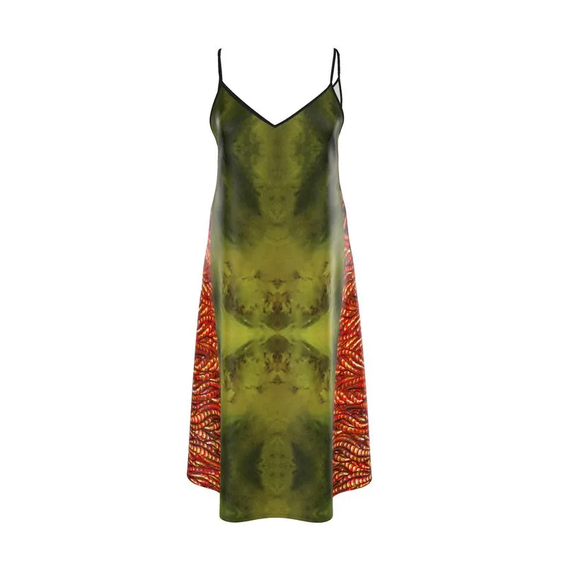 Long Slip Dress (Her/Muliebris)(Grail Hearth Core Orange Logo@Alchemic) RJSTH@Fabric#1 RJSTHW2023 RJS