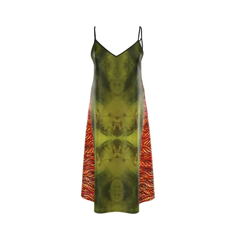 Long Slip Dress (Her/Muliebris)(Grail Hearth Core Orange Logo@Alchemic) RJSTH@Fabric#1 RJSTHW2023 RJS