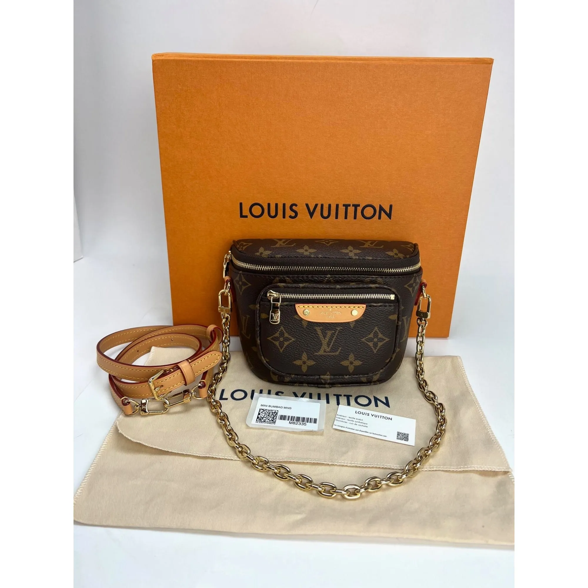 LOUIS VUITTON Mini Bumbag Monogram Belt Bag