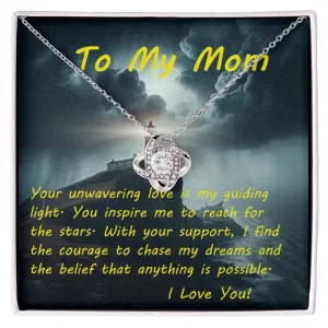 Love Knot Necklace, with Custom Message Card