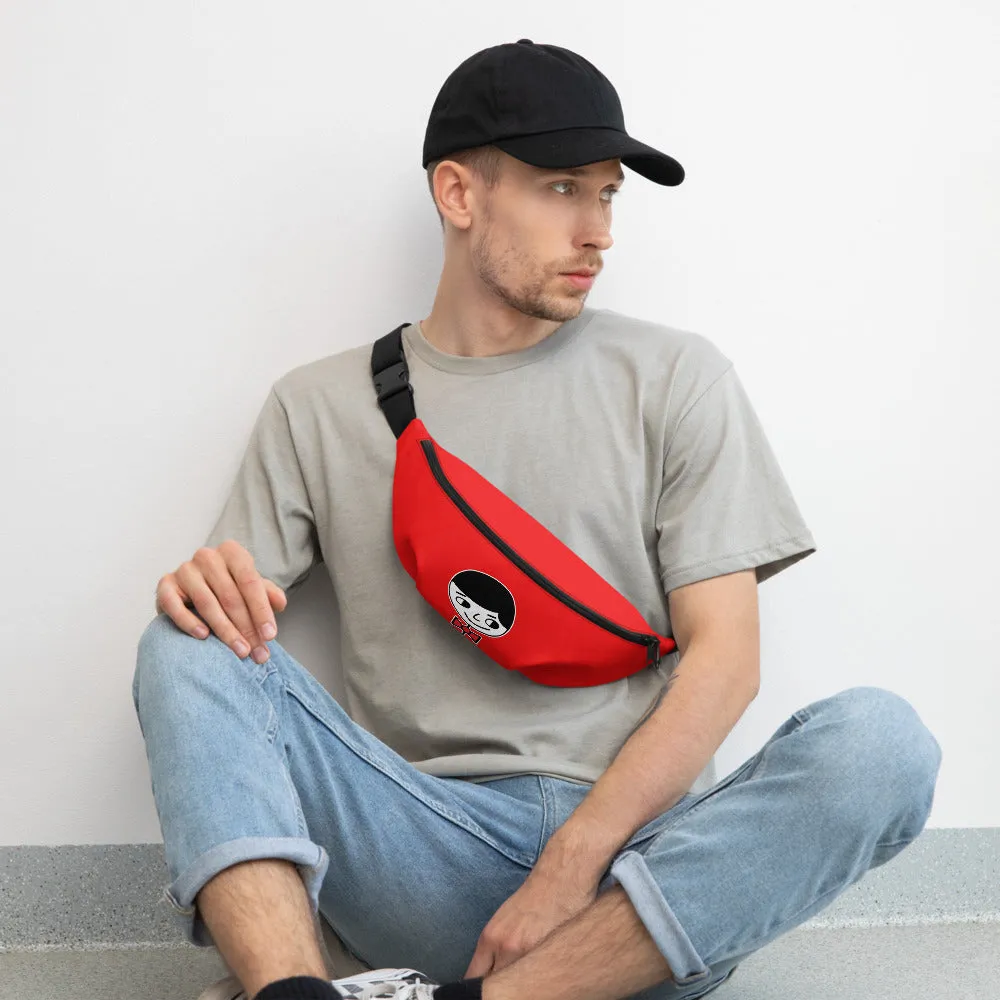 Luke "Perfect Gentleman" Unisex (Men/Women) Red Fanny Pack