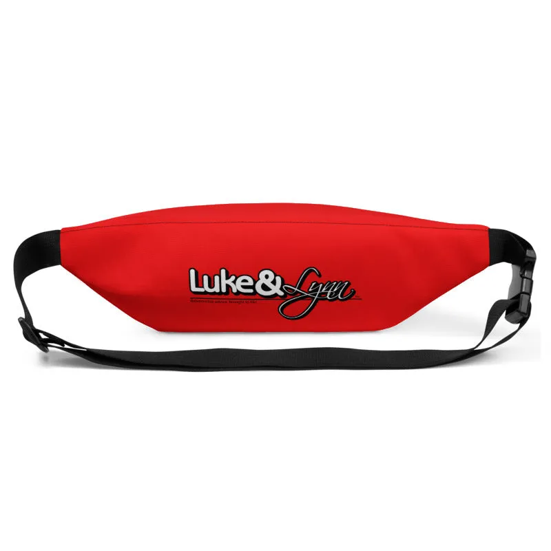Luke "Perfect Gentleman" Unisex (Men/Women) Red Fanny Pack
