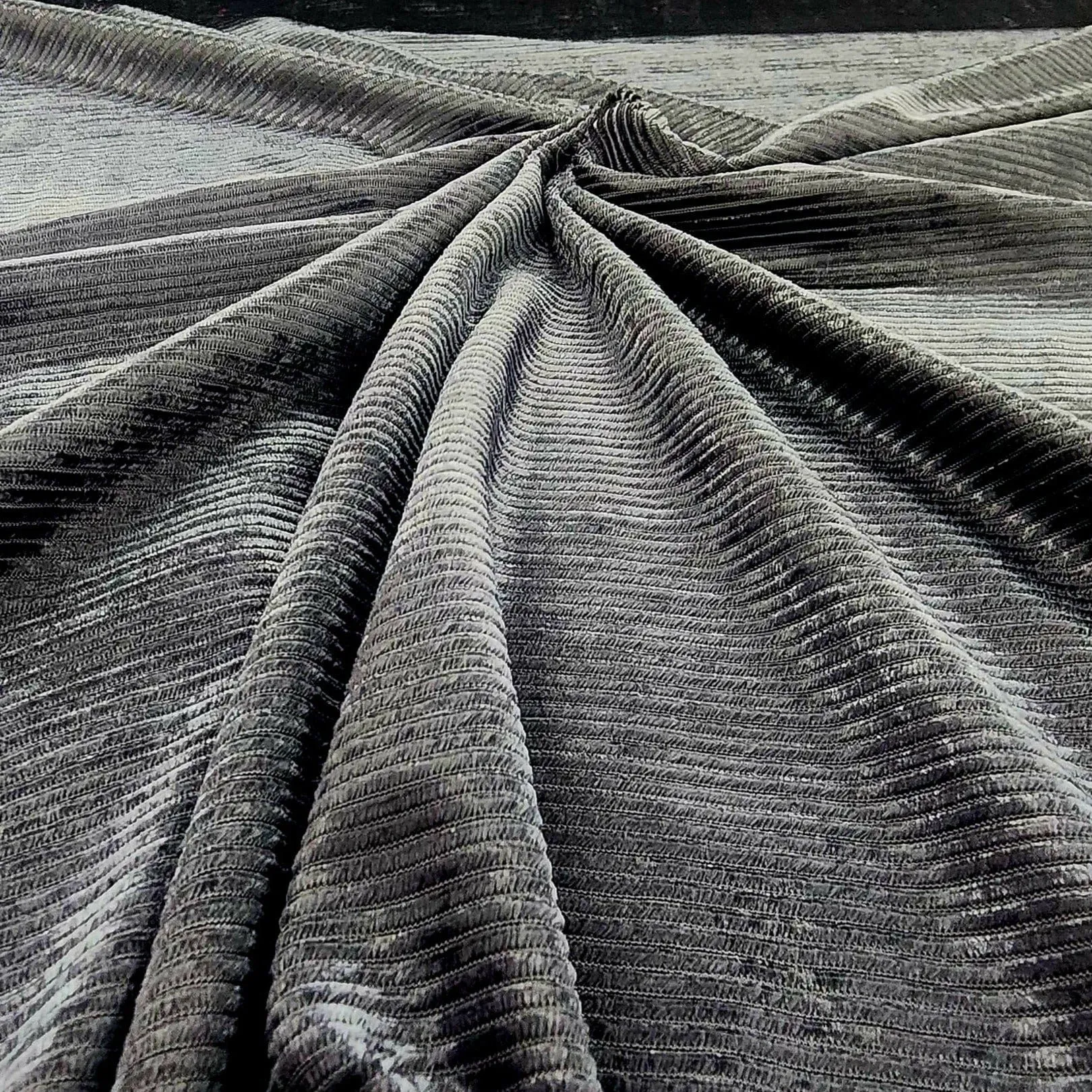 Lurex Velvet Stripe Fabric 150 cm