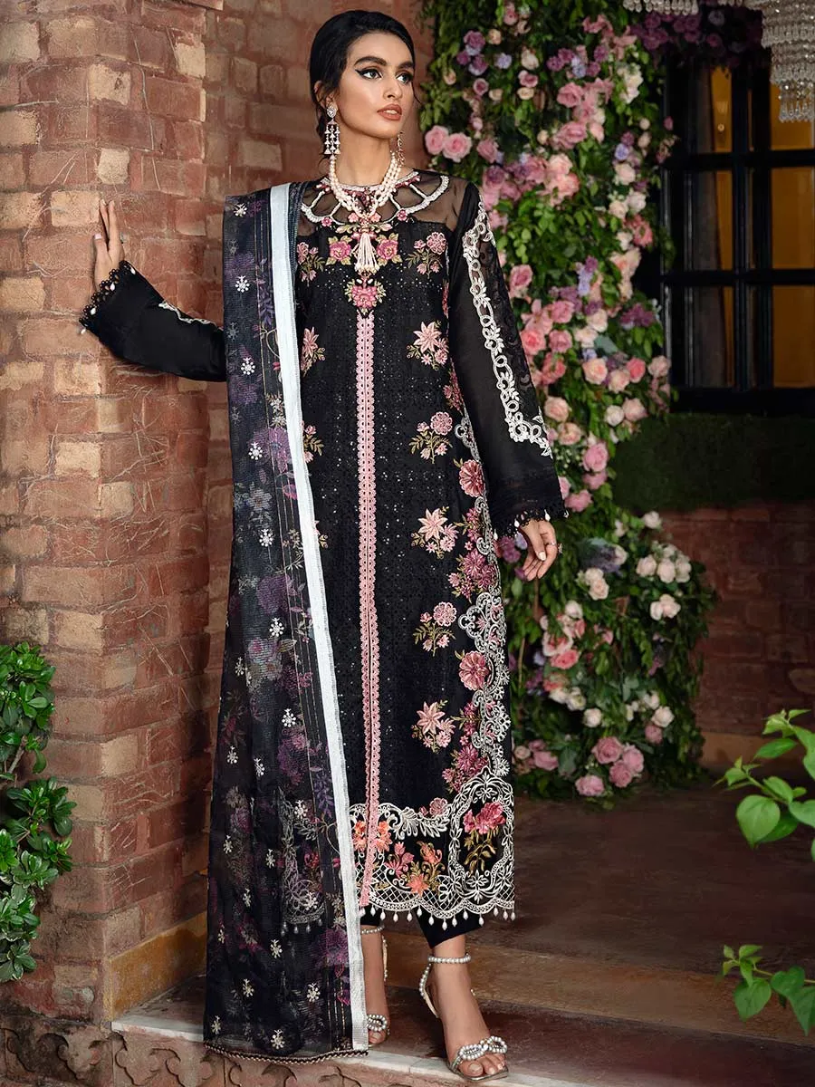 Luxury Edit Winter '22 D#7B | RajBari Fall/Winter Unstitched Luxury Collection 2022 | Unstitched Embroidered Chikankari Suits