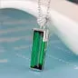 Made Emerald Pendant Necklace