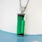 Made Emerald Pendant Necklace